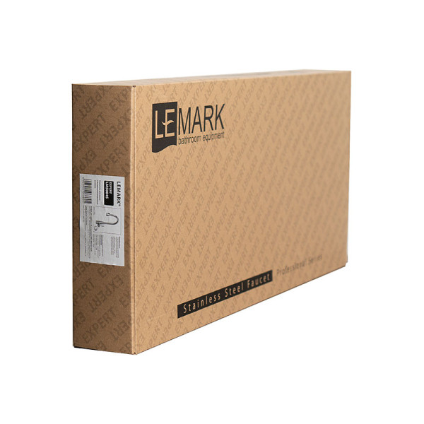 Смеситель для кухни Lemark Expert с выдвижным изливом, хром (LM5084S)