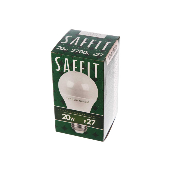 Лампа светодиодная SafFit LED 20вт Е27 теплый (SBA6020) Лампа светодиодная SafFit LED 20вт Е27 теплый (SBA6020)