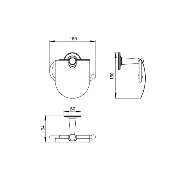 Держатели для туалетной бумаги Timo Nelson 150042/00 chrome (150042/00)