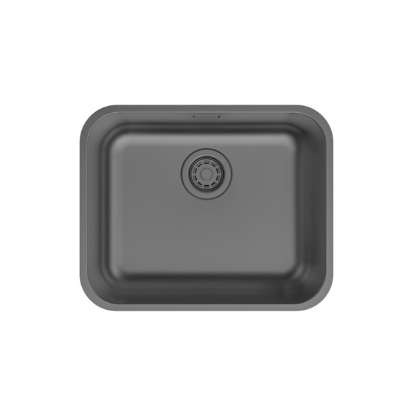 Мойка встраиваемая Iddis Mate 53,3x43,3x20 Mate сифоном графит (MAT53GMi77)