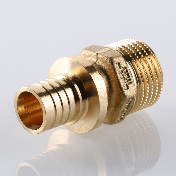 Соединение прямое 16х1/2"Н Valtec PE-Xa VTm.401.BG (латунь) VTm.401.BG.001604 Соединение прямое 16х1/2"Н Valtec PE-Xa VTm.401.BG (латунь) VTm.401.BG.001604