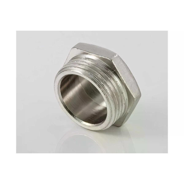 Заглушка 1/2"Н Valtec (никель, с уплотнением) (VTr.583.NR.0004) Заглушка 1/2"Н Valtec (никель, с уплотнением) (VTr.583.NR.0004)