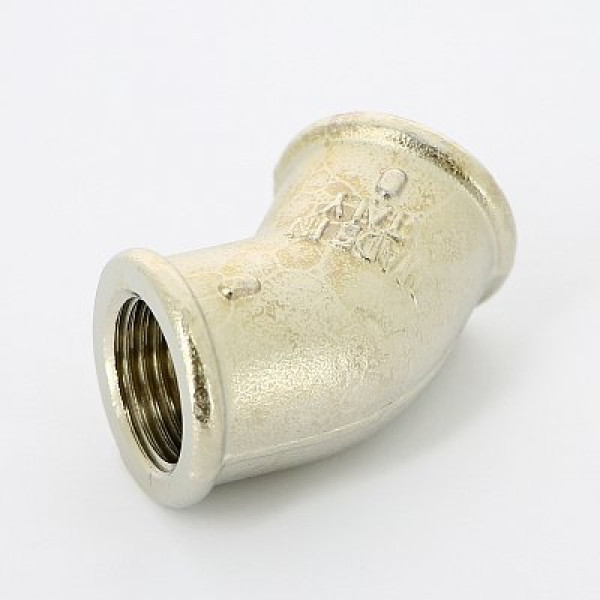 Угольник 1/2" 45 гр. ВВ Uni-Fitt (никель) 641N2200