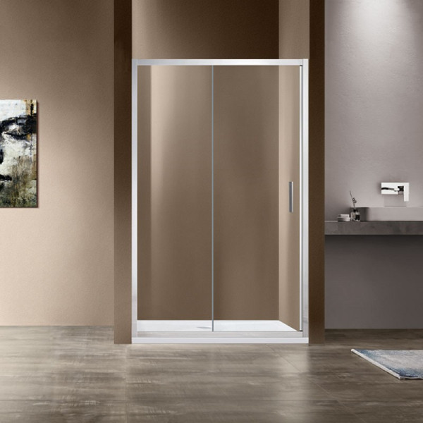 Душевая дверь Vincea Garda VDS-1G 1350х1900 стекло прозрачное, профиль хром (VDS-1G135CL)