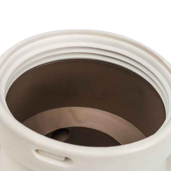 Элемент дымохода Stout DN80/80 адаптер для подкл.разд.труб (совместимый с Baxi) PP-Ryton (SCA-8080-210002)