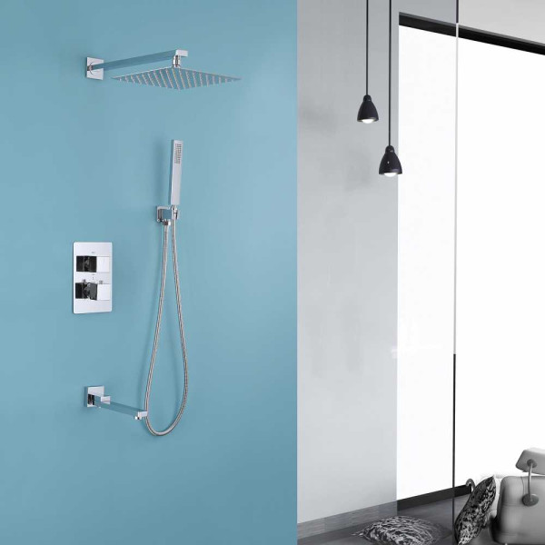 Душевая система Abber Daheim хром (AF8250)