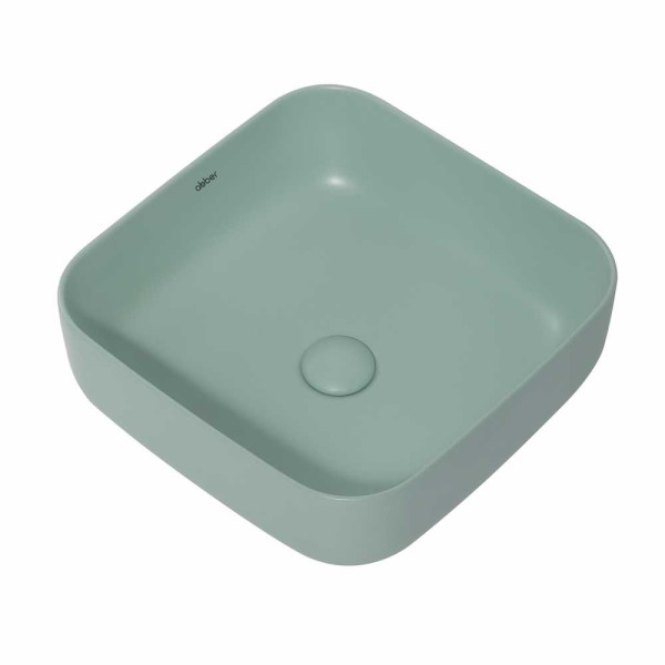Раковина накладная Abber Rechteck светло-зеленая матовая (AC2211MCG)