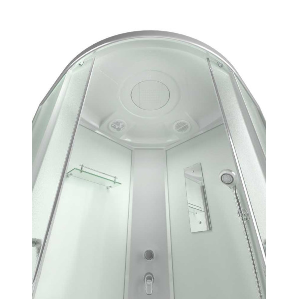 Душевая кабина Erlit 90х90 стекло матовое, профиль хром (ER 350926-C3-RUS)