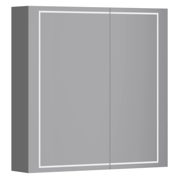 Шкаф зеркальный Aqwella Simple 700x700x155 белая (SLX0407)