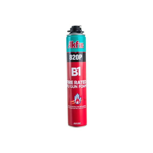 Пена монтажная Профессиональная противопожарная Akfix 820P B1, 850 гр. (FA025)