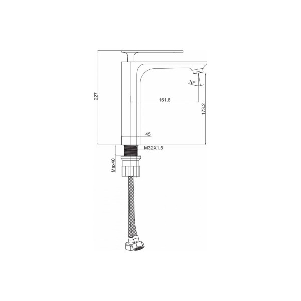 Смеситель для раковины Maxonor (MN1179)