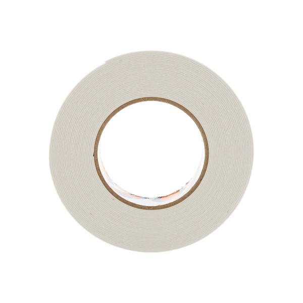 Лента клейкая двусторонняя на вспененной основе Aviora 25 мм х 10 м (белая) (302-021)