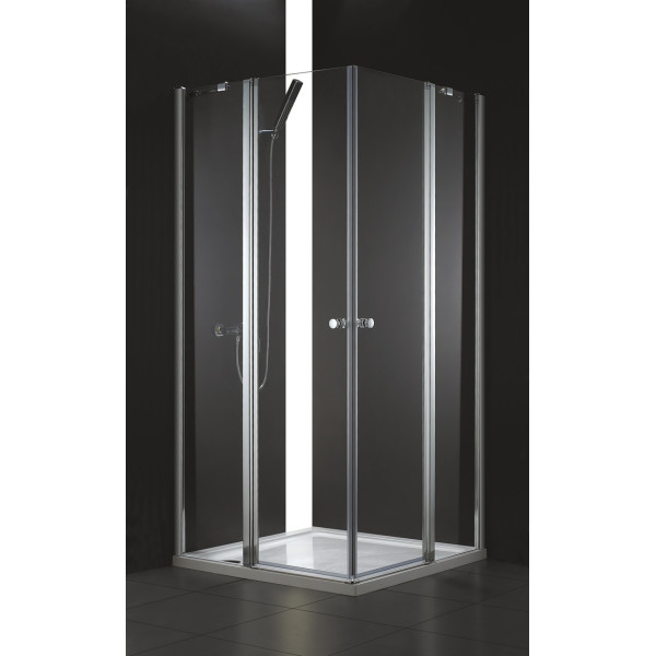 Душевой уголок Cezares Elena 90x90x195 стекло рифленое, профиль хром (ELENA-W-A-22-90-P-Cr) Душевой уголок Cezares Elena 90x90x195 стекло рифленое, профиль хром (ELENA-W-A-22-90-P-Cr)