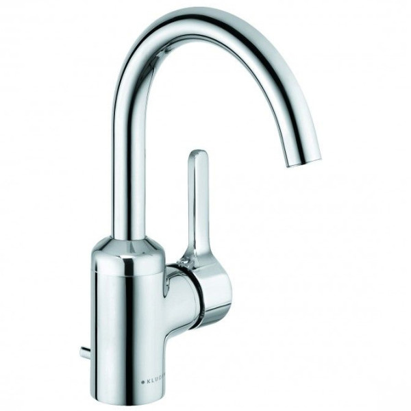 Смеситель для раковины Kludi Bingo Star хром, донный клапан (420230578)