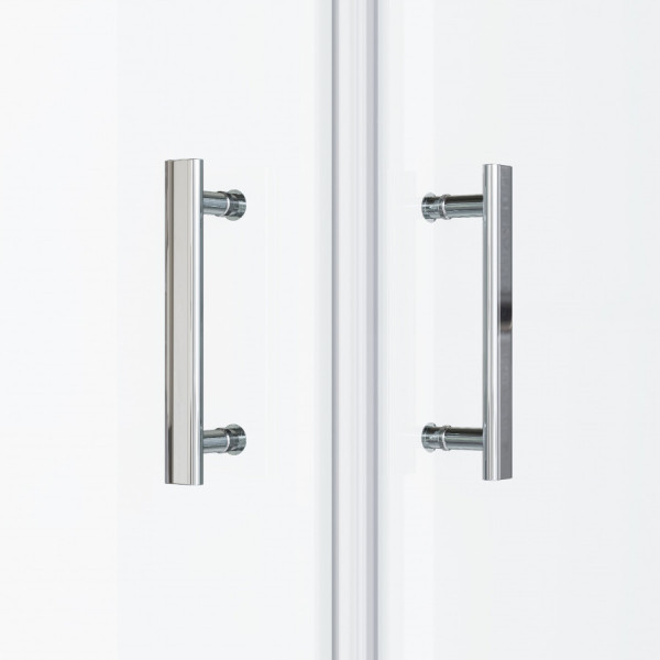 Душевой уголок Santek Вэлия 90x90x195 стекло (прозрачное, профиль хром (1WH501795)