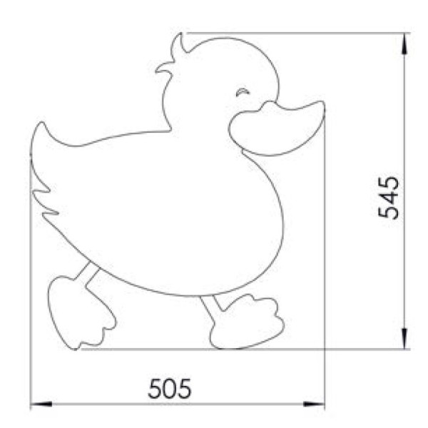 Зеркало Creavit 505x545 синее (DC30035-AB)