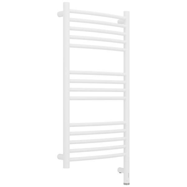 Полотенцесушитель электрический Сунержа Богема 3.1 выгнутая 800x400 провод справа матовый белый (30-6003-8040)