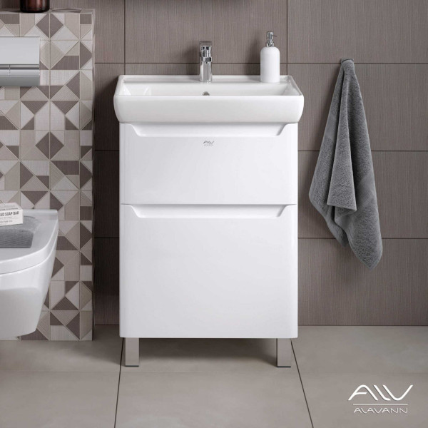 Тумба напольная Lana Alavann 60 (белая)