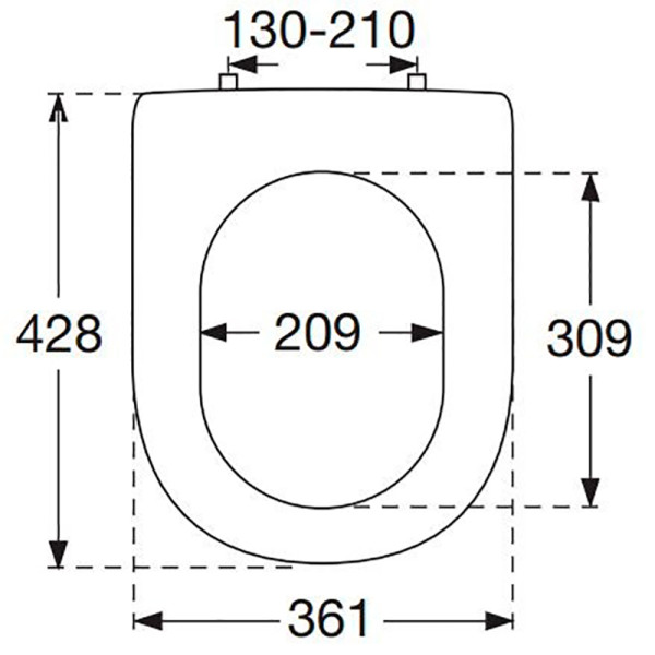 Сиденье для унитаза Villeroy & Boch Hommage soft-close (8809S1R1)