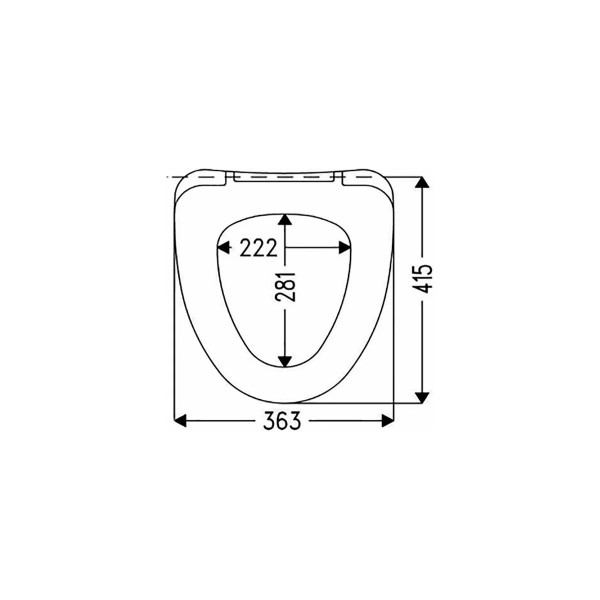 Сиденье для унитаза Haro Arctic белое (512086)