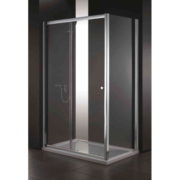 Душевой уголок Cezares Anima 120x90x200 стекло прозрачное, профиль хром (ANIMA-W-AH-1-120/90-C-Cr)