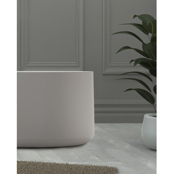 Ванна из искусственного камня Abber Stein 170x75 белая матовая (AS9607)