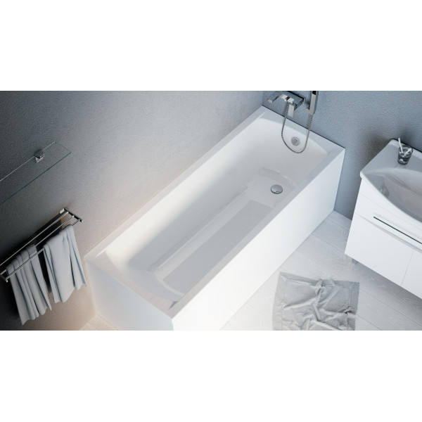 Ванна акриловая 1Marka Modern 180x70 белая (01мод1870)