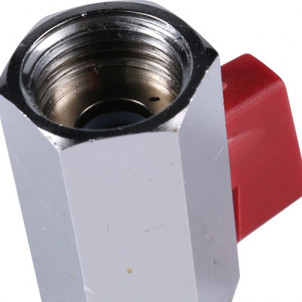 Кран 1/2" ВВ шаровый Stout (мини) красный флажок SVB-0021-000015 Кран 1/2" ВВ шаровый Stout (мини) красный флажок SVB-0021-000015
