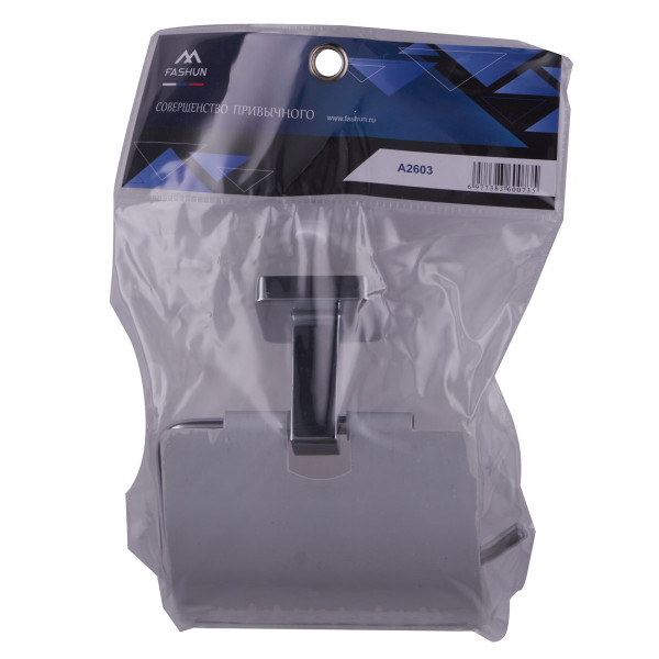 Держатель для туалетной бумаги Fashun L=64 мм H=130 мм цинк. сплав+нерж. сталь хром (A2603)