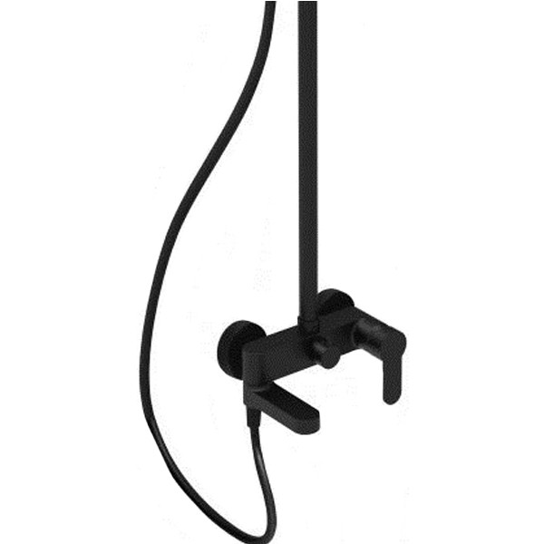 Душевая система Paffoni Blu черный (ZCOL632NO)