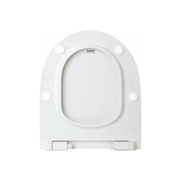Сиденье для унитаза Haro Samar Slim с микролифтом белое (539705)
