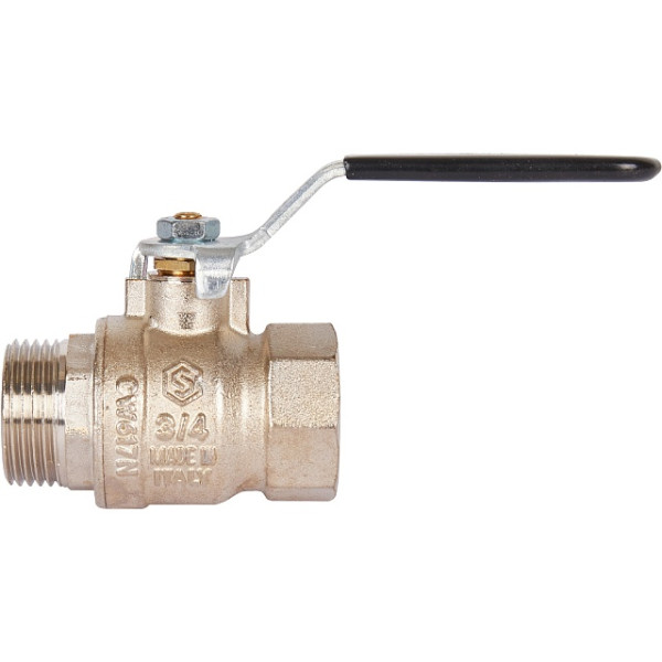 Кран 3/4" ВН шаровый Stout стандартнопроходной (чёрная ручка) (SVB-0013-000020)