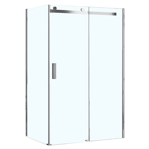 Душевой уголок Loranto Neo 100x120x190 стекло прозрачное, профиль серебро, без поддона (CS-22111-120*100)