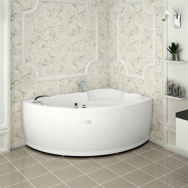 Ванна акриловая Радомир Алари 168*120 R, с каркасом (2-01-0-2-1-218)