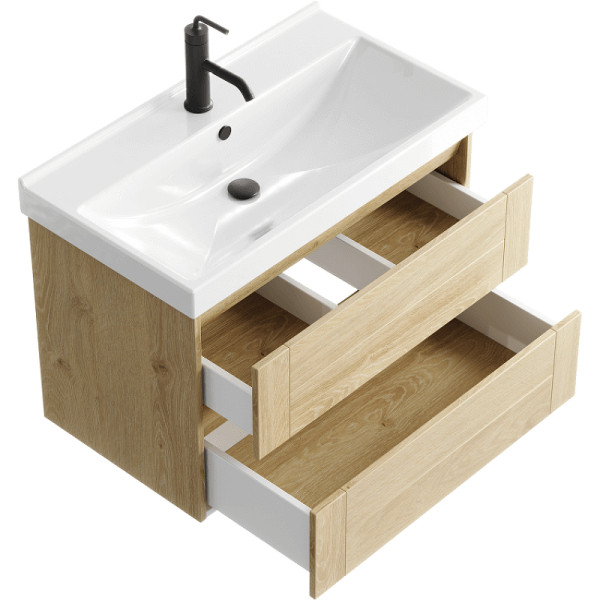 Тумба подвесная Aqwella Astrid 760x450x525 дуб давос натуральный (AST0108DD)