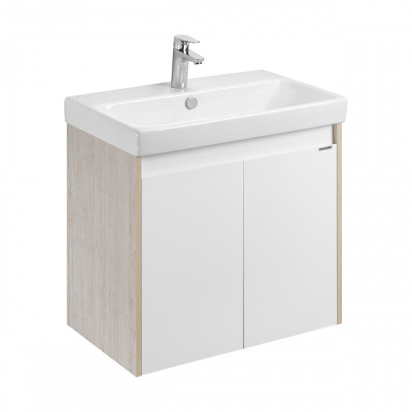 Тумба подвесная Aquaton Сканди 630x427x591 белый, дуб верона (1.A278.9.01S.DB2.0)