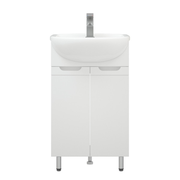 Тумба напольная Melodia Омега 50 (Уют/Элегия 50) 2 двери белая (MFR80001WT) Тумба напольная Melodia Омега 50 (Уют/Элегия 50) 2 двери белая (MFR80001WT)