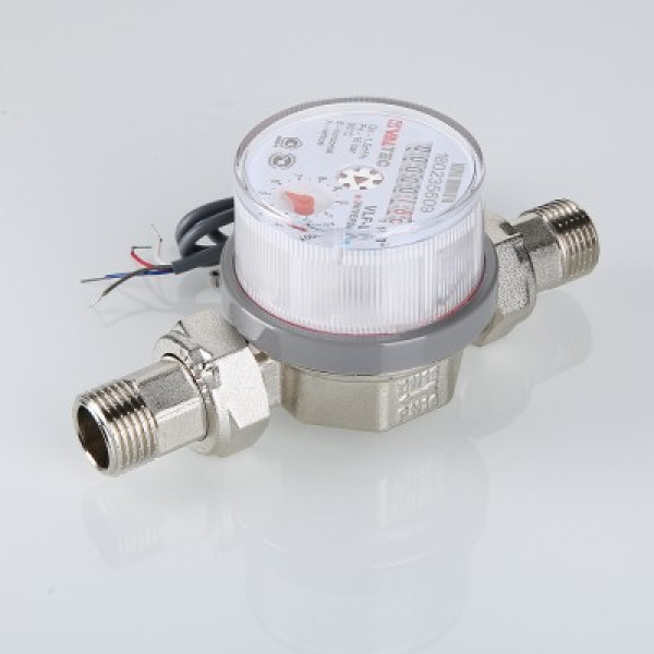 Счетчик для воды универсальный с импульсным выходом Valtec 1/2" (80 мм., со сгонами) VLF-15U-I Счетчик для воды универсальный с импульсным выходом Valtec 1/2" (80 мм., со сгонами) VLF-15U-I