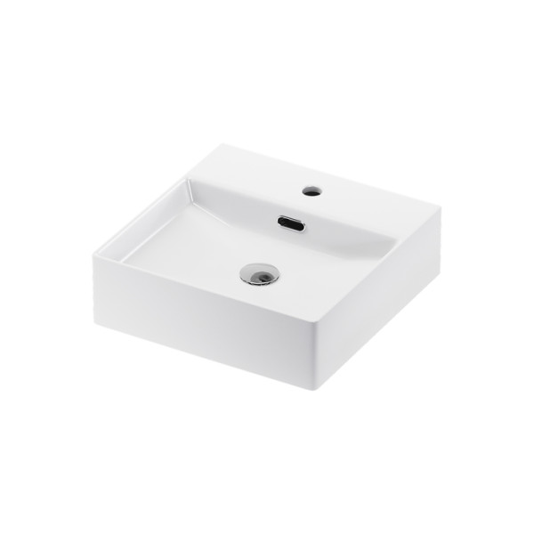 Раковина накладная Bild 42x42 белый глянцевый Iddis (BILWS42i27)