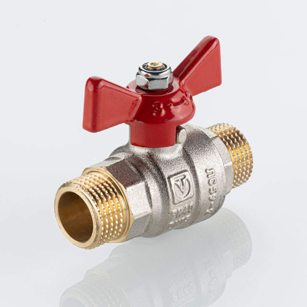 Кран 3/4" НН шаровый Valtec Base-ГОСТ (красная бабочка) VT.219S.N.05 Кран 3/4" НН шаровый Valtec Base-ГОСТ (красная бабочка) VT.219S.N.05