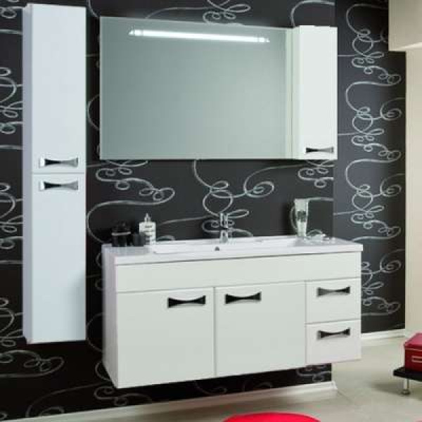 Тумба подвесная Акватон Диор 120 белый глянец (1A110601DR010) Тумба подвесная Акватон Диор 120 белый глянец (1A110601DR010)