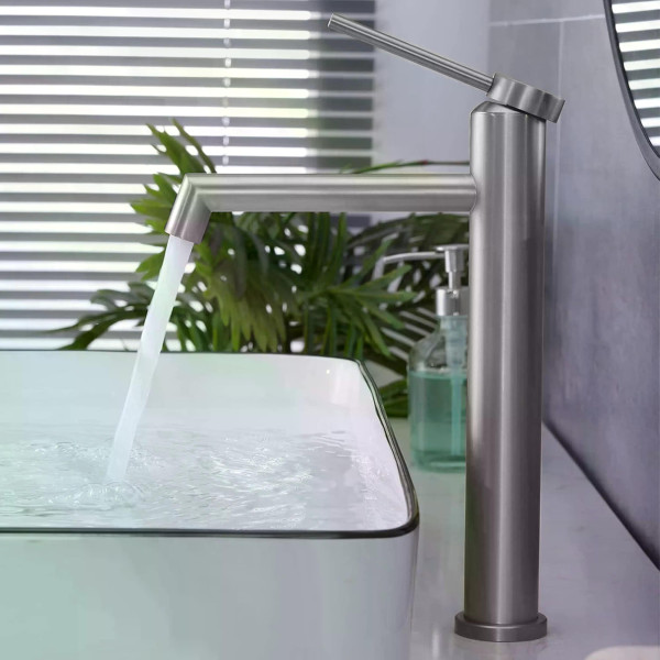 Смеситель для раковины Rea Foss Никель (REA-B5318) Смеситель для раковины Rea Foss Никель (REA-B5318)