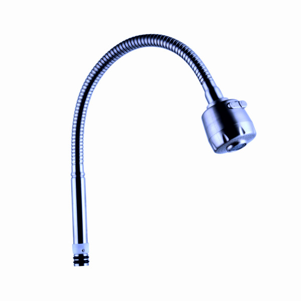 Излив Fashun 50 см c насадкой для кухон. смес. SUS30 см4 сатин (N7310-1)