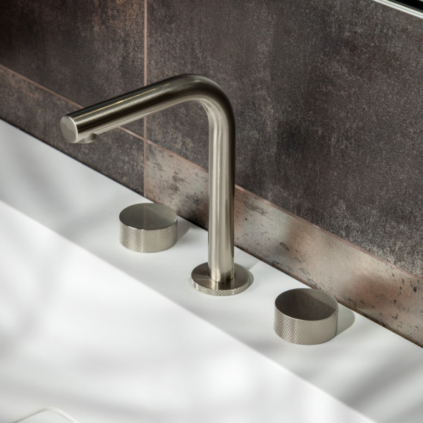 Смеситель для раковины на 3 отв.Boheme Stick NB (никель) (152-NB.2)