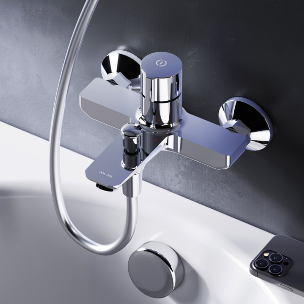 Смеситель для ванны и душа AM.PM X-Joy хром (F85A10500) Смеситель для ванны и душа AM.PM X-Joy хром (F85A10500)