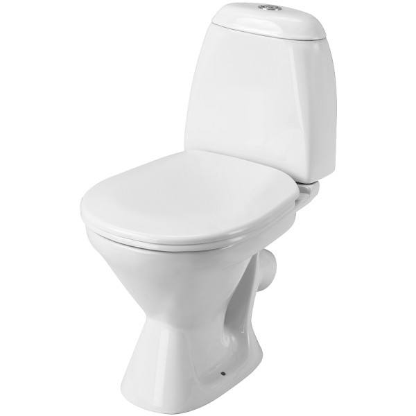 Унитаз-компакт Santek Римини арматура 2-реж., с сиденьем полипропилен белый (1WH501523)