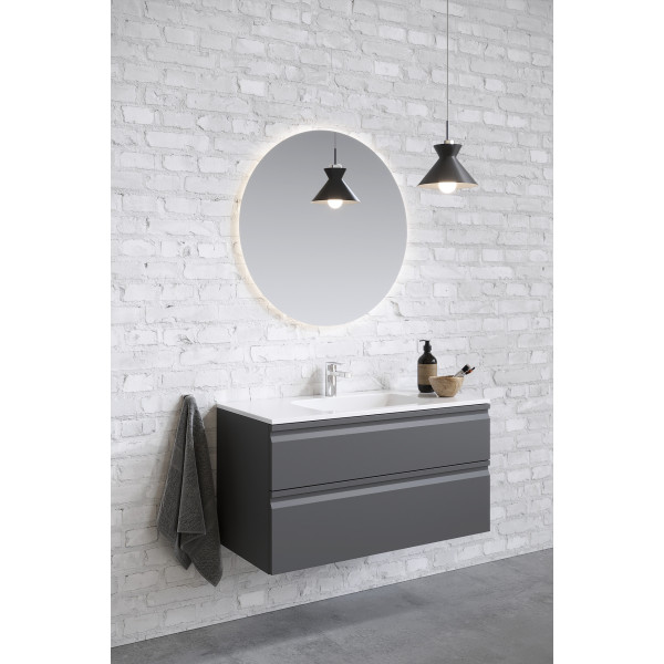 Тумба подвесная Aquatek 1010x460x545 серый матовый (AQ77100-MG) Тумба подвесная Aquatek 1010x460x545 серый матовый (AQ77100-MG)