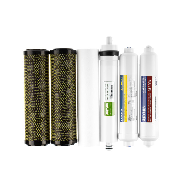 Комплект сменных картриджей мембранного фильтра Премиум RO3 (50174)