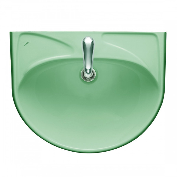 Раковина подвесная Santeri Вест салатовая 57,5x47x21,4 салатовая (1.3111.8.S04.11B.0)