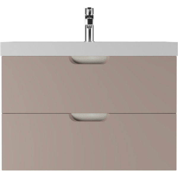 Тумба подвесная под умывальник Classica 80 Dune Латте В2 Домино (DD2509T)
